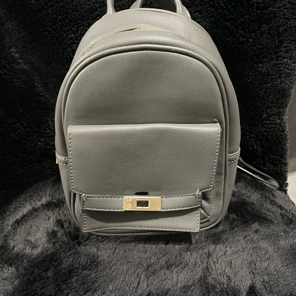 Elegant Gray Backpack for Women